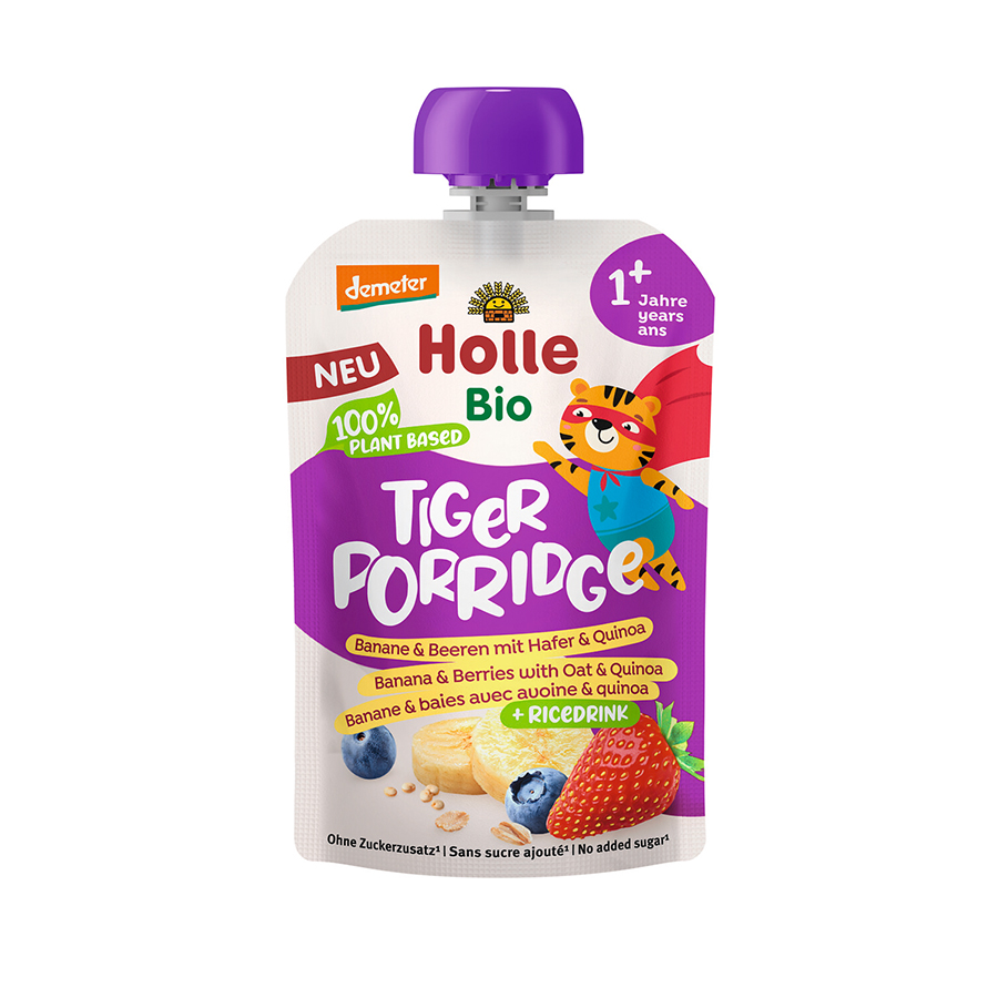 Holle Organic Tiger Porridge Pouch (110g)