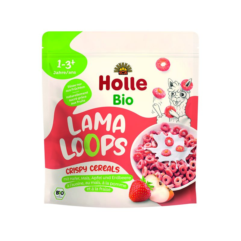 Holle Organic Lama Loops Crispy Cereals (125g)